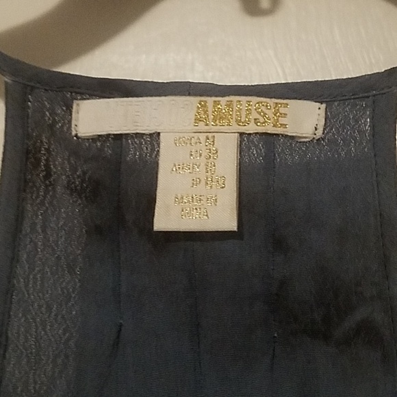 Periwinkle blue and black dress by Amuse Spciety - Picture 4 of 4